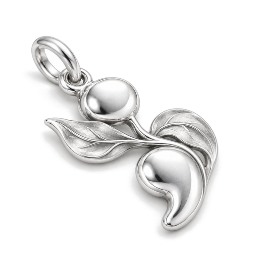 Still Growing Semicolon Charm — Silver Super Macro | charm-topics-remaining-444-2026-09-14 | topic-327