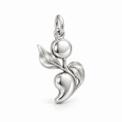 Still Growing Semicolon Charm — Silver | charm-topics-remaining-444-2026-09-14 | topic-327
