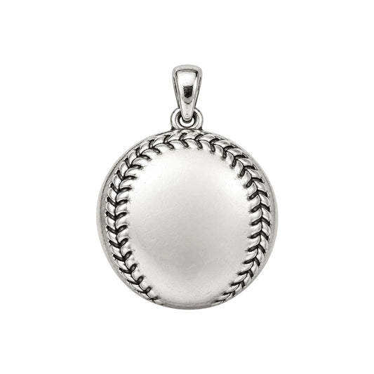Strength in Faith Baseball Charm Bracelet – Personalized Athlete Gift – back of the charm, engraving area
