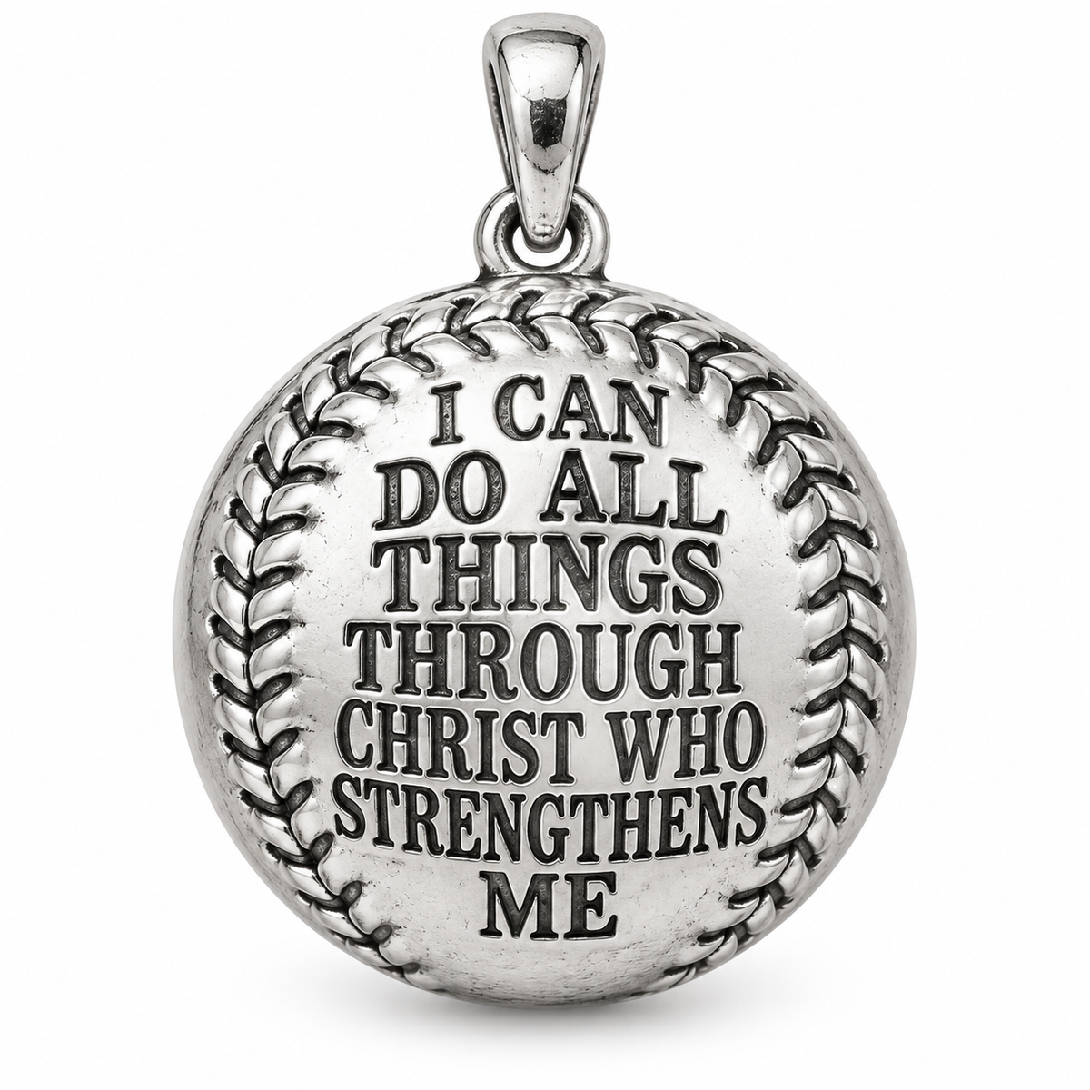 Strength in Faith Baseball Charm Bracelet – Personalized Athlete Gift