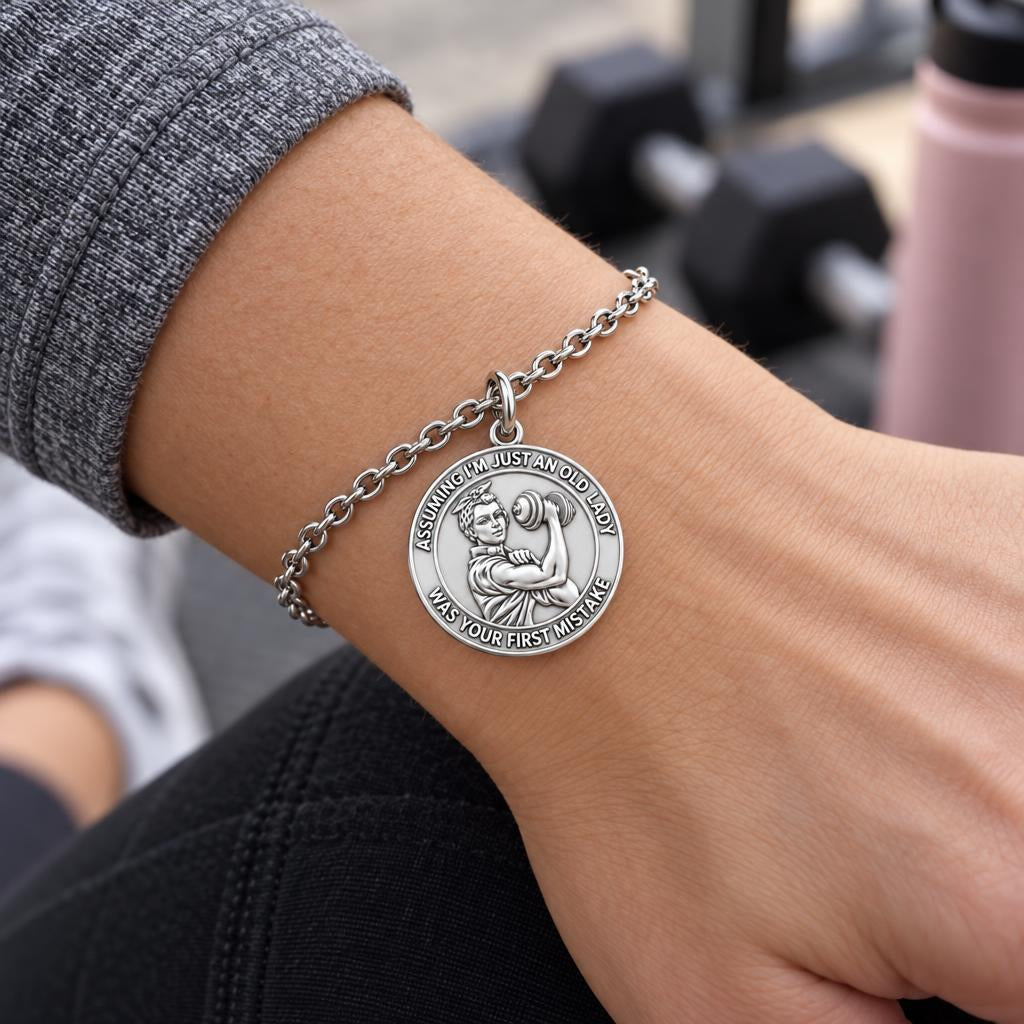 Strong Soul Gym Lady Charm Bracelet Set – worn / in use