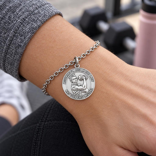 Strong Soul Gym Lady Charm Bracelet Set – worn / in use