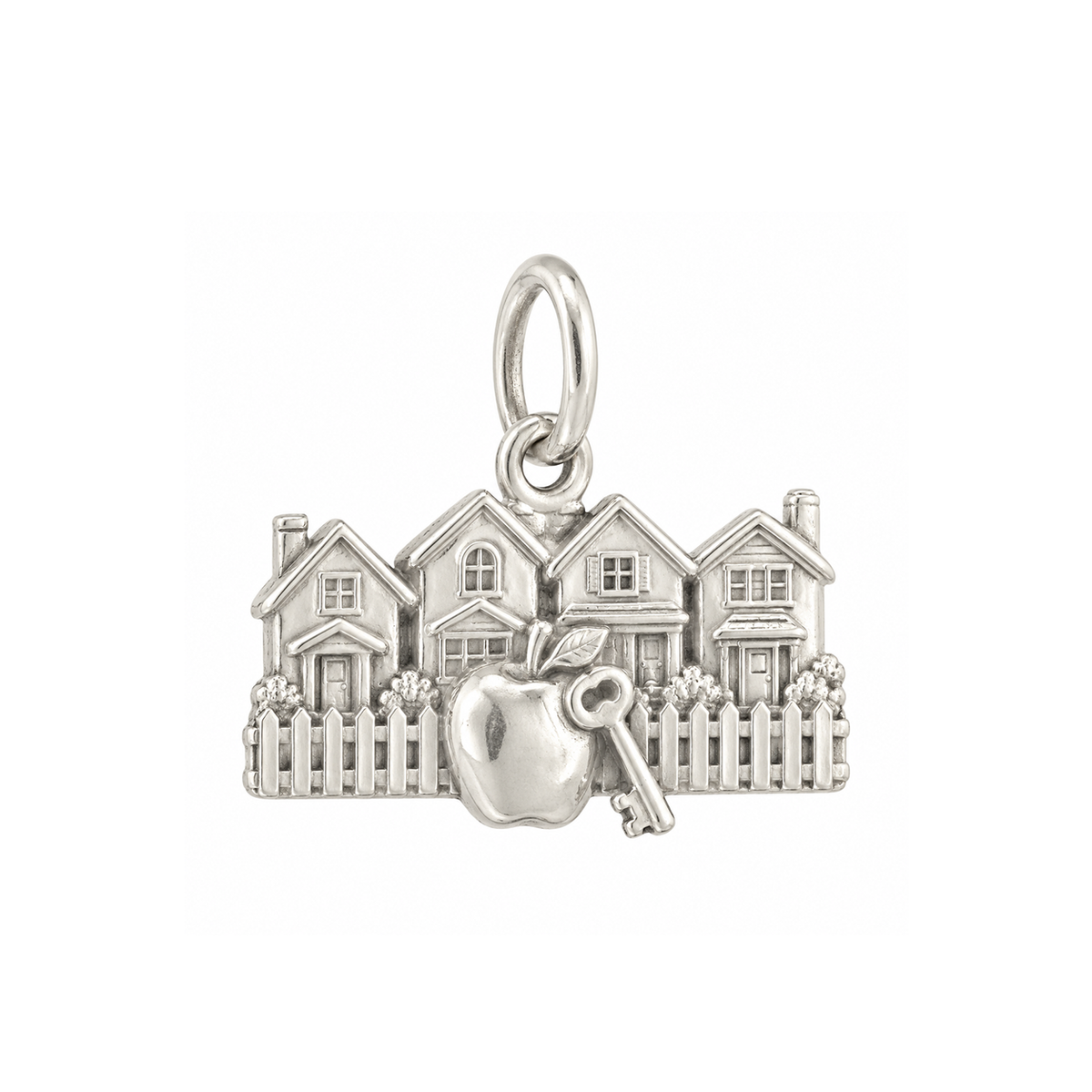 Suburban Houses Charm — Silver — 50-works-silver-20260916-179