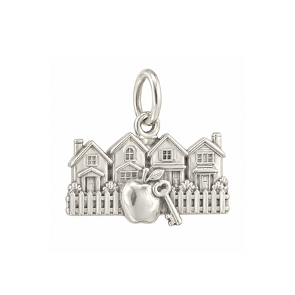 Suburban Houses Charm — Silver — 50-works-silver-20260916-179
