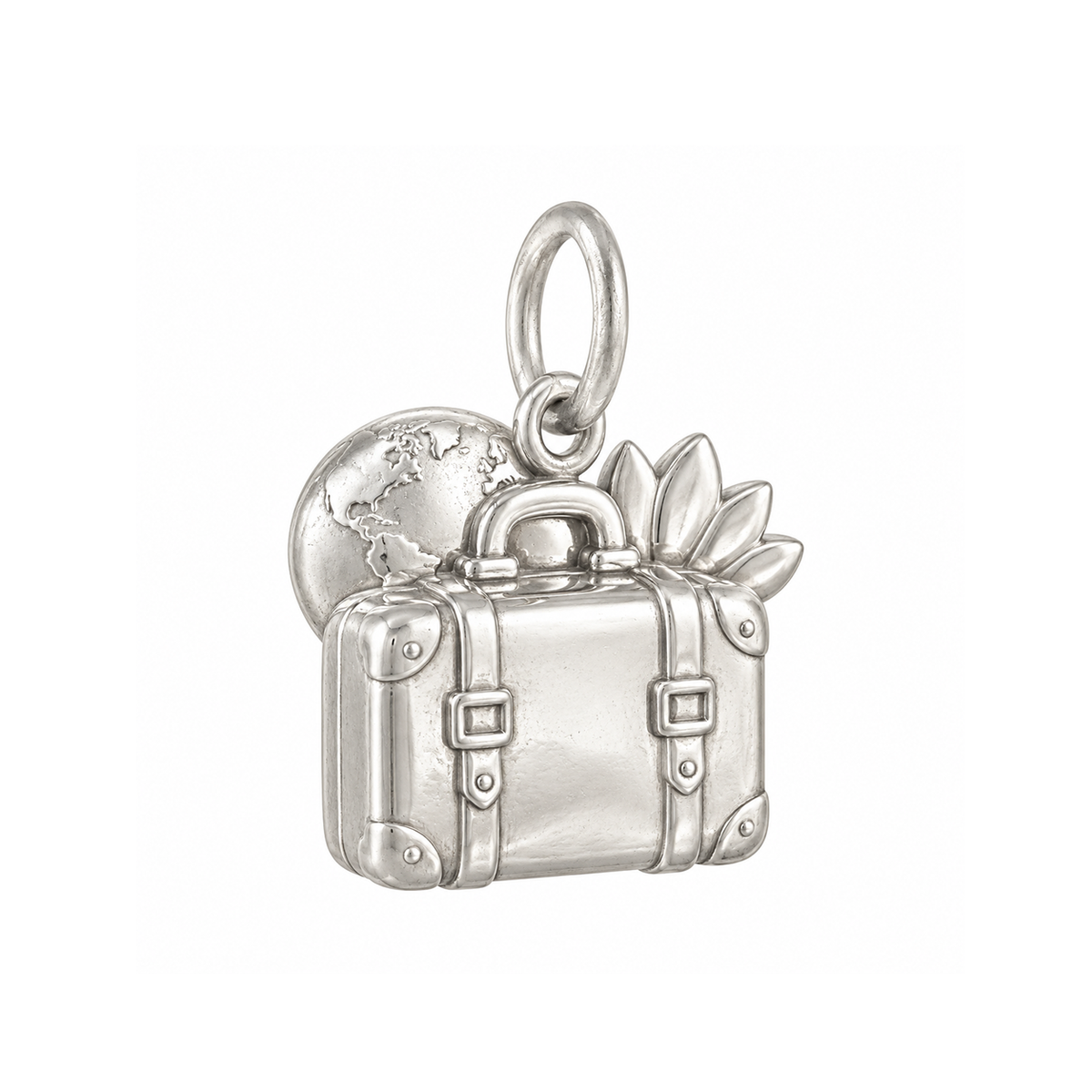 Suitcase and Globe Charm — Silver — 50-works-silver-20260916-74