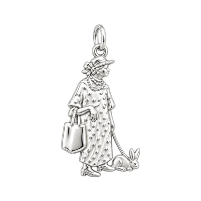 Sunday Best Rabbit Walk Charm and Polyester Cord Bracelet Set