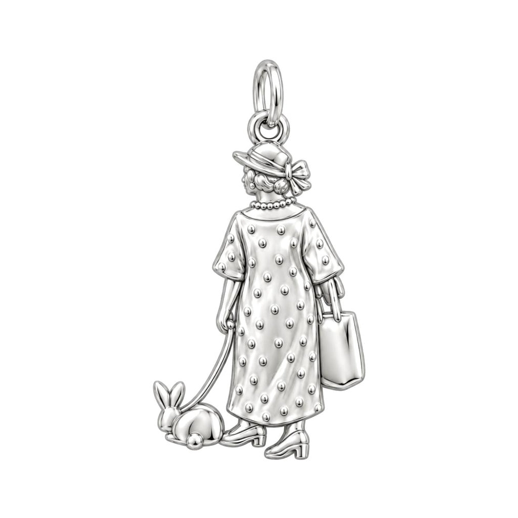 Sunday Best Rabbit Walk Charm and Polyester Cord Bracelet Set