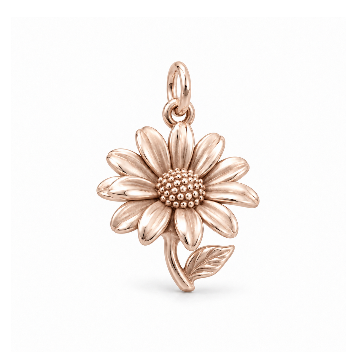 Sunlit Daisy Charm — Rose Gold | charm-topics-remaining-444-2026-09-14 | topic-171
