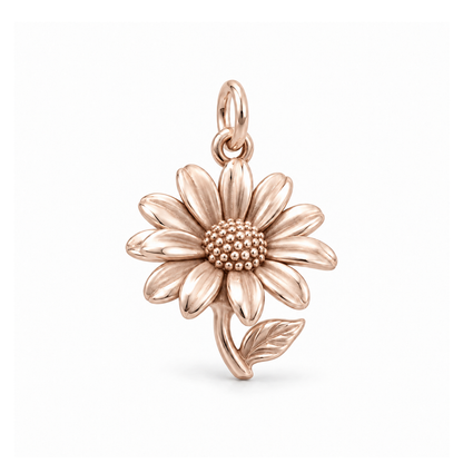 Sunlit Daisy Charm — Rose Gold | charm-topics-remaining-444-2026-09-14 | topic-171