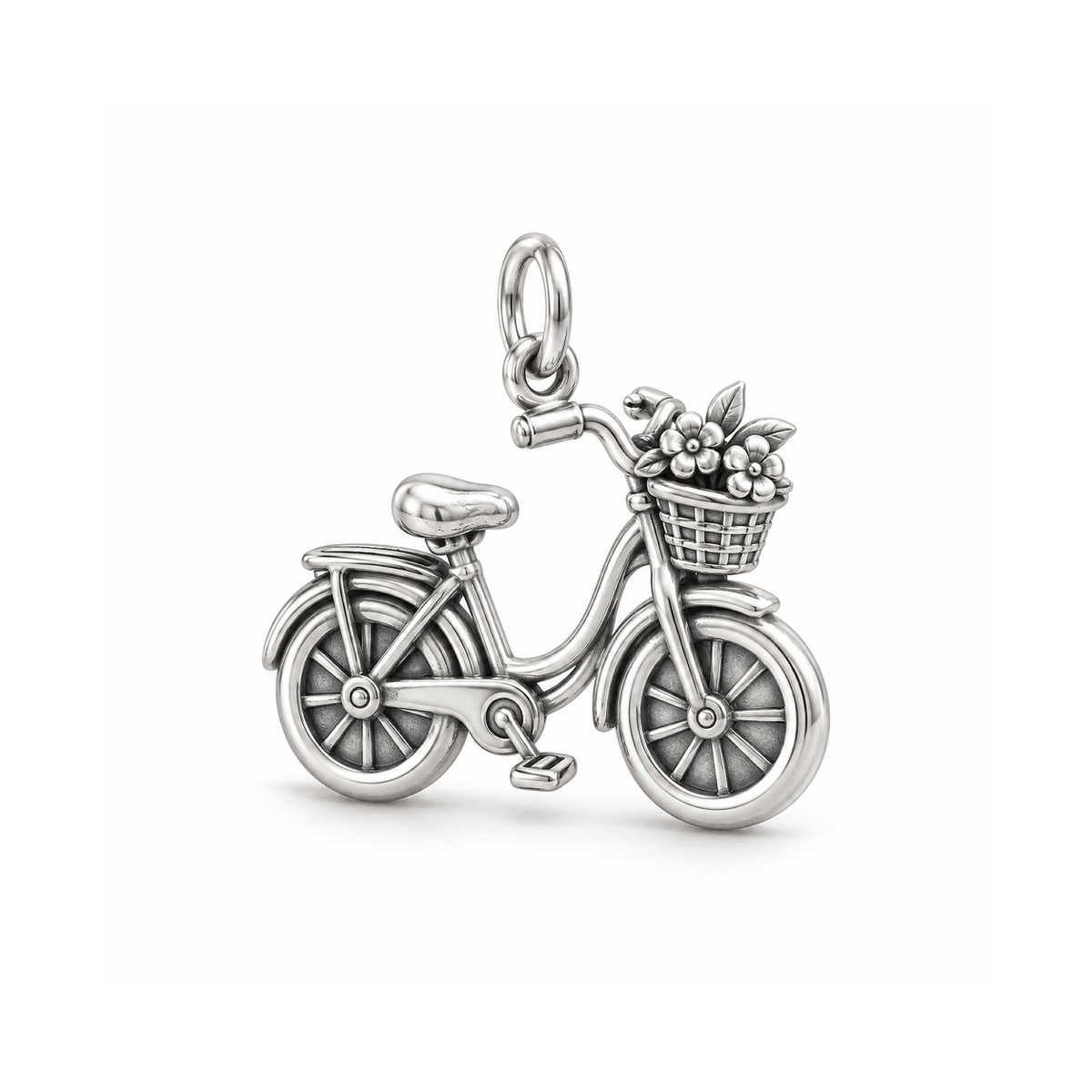 Sunny Day Bicycle Charm — Silver | charm-topics-remaining-444-2026-09-14 | topic-304