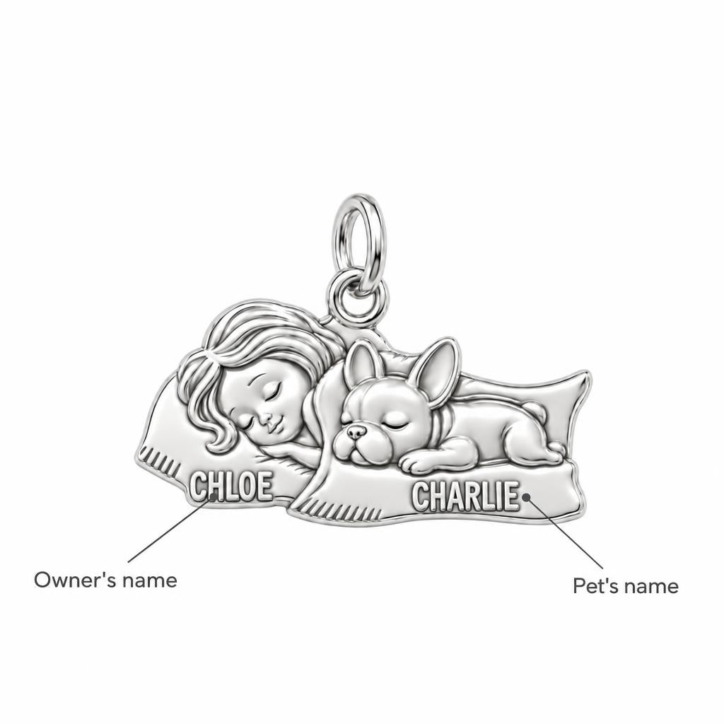 Sweet Dreams Slumber Charm Bracelet – Personalized Dog Mom Gift – personalization guide