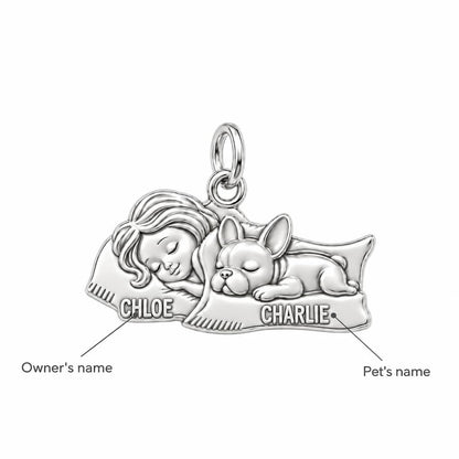 Sweet Dreams Slumber Charm Bracelet – Personalized Dog Mom Gift – personalization guide