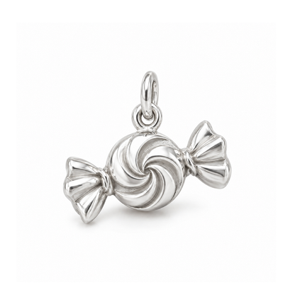 Swirl Candy Charm — Silver | charm-topics-remaining-444-2026-09-14 | topic-009