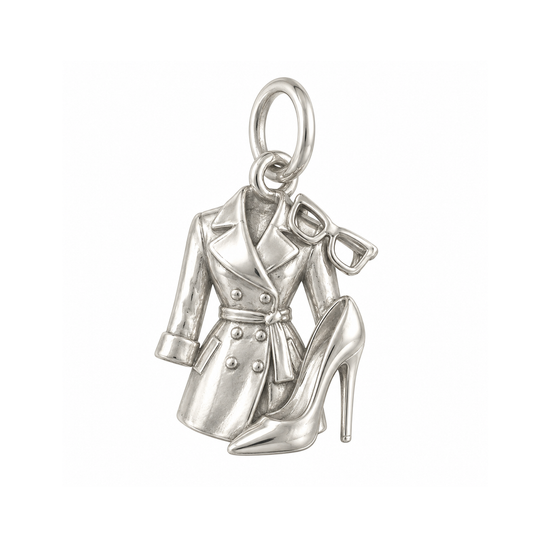 Tailored Coat and High Heel Charm — Silver — 50-works-silver-20260916-45