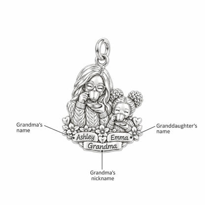 Tea Time with Grandma Charm Bracelet – Personalized Nana Gift – personalization guide