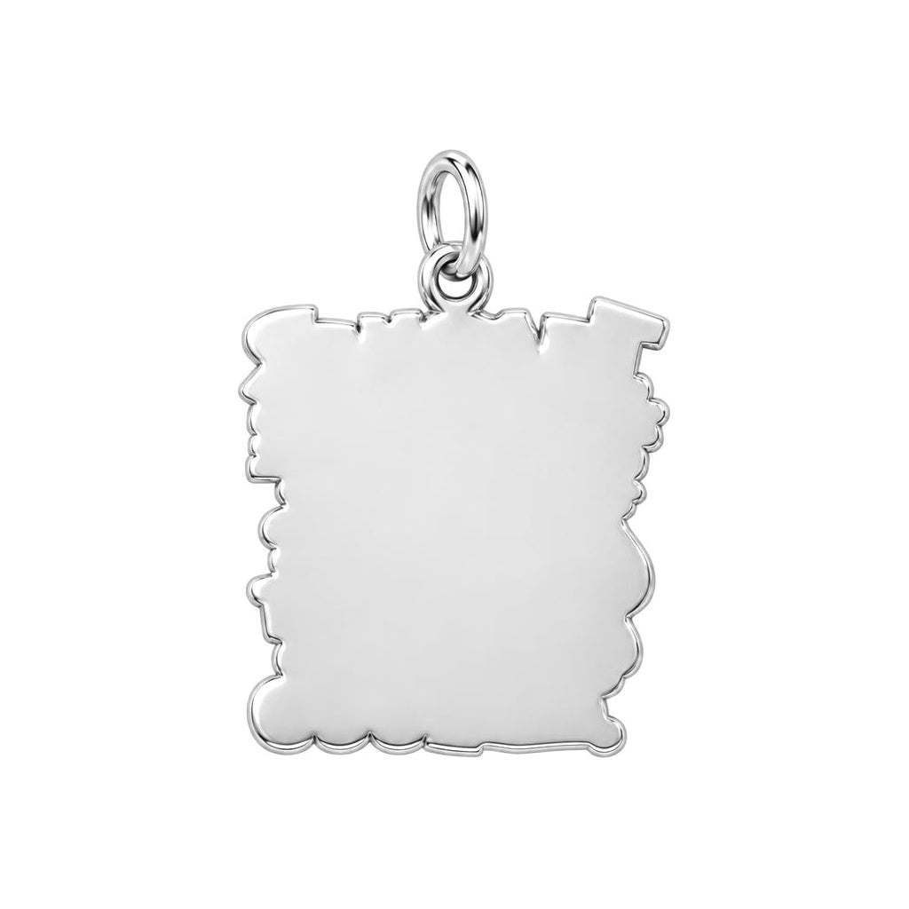 Teacher Life Un Poco Loco Charm Bracelet – Personalized Teacher Gift – back of the charm, engraving area