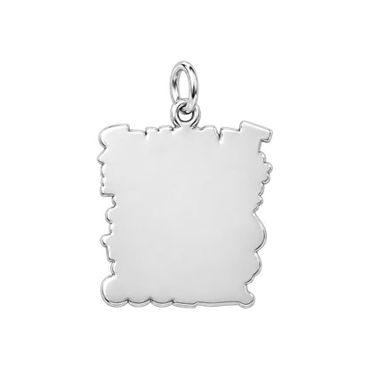 Teacher Life Un Poco Loco Charm Bracelet – Personalized Teacher Gift – back of the charm, engraving area