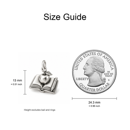 Teacher's Apple Charm — Size Guide | charm-topics-remaining-444-2026-09-14 | topic-259