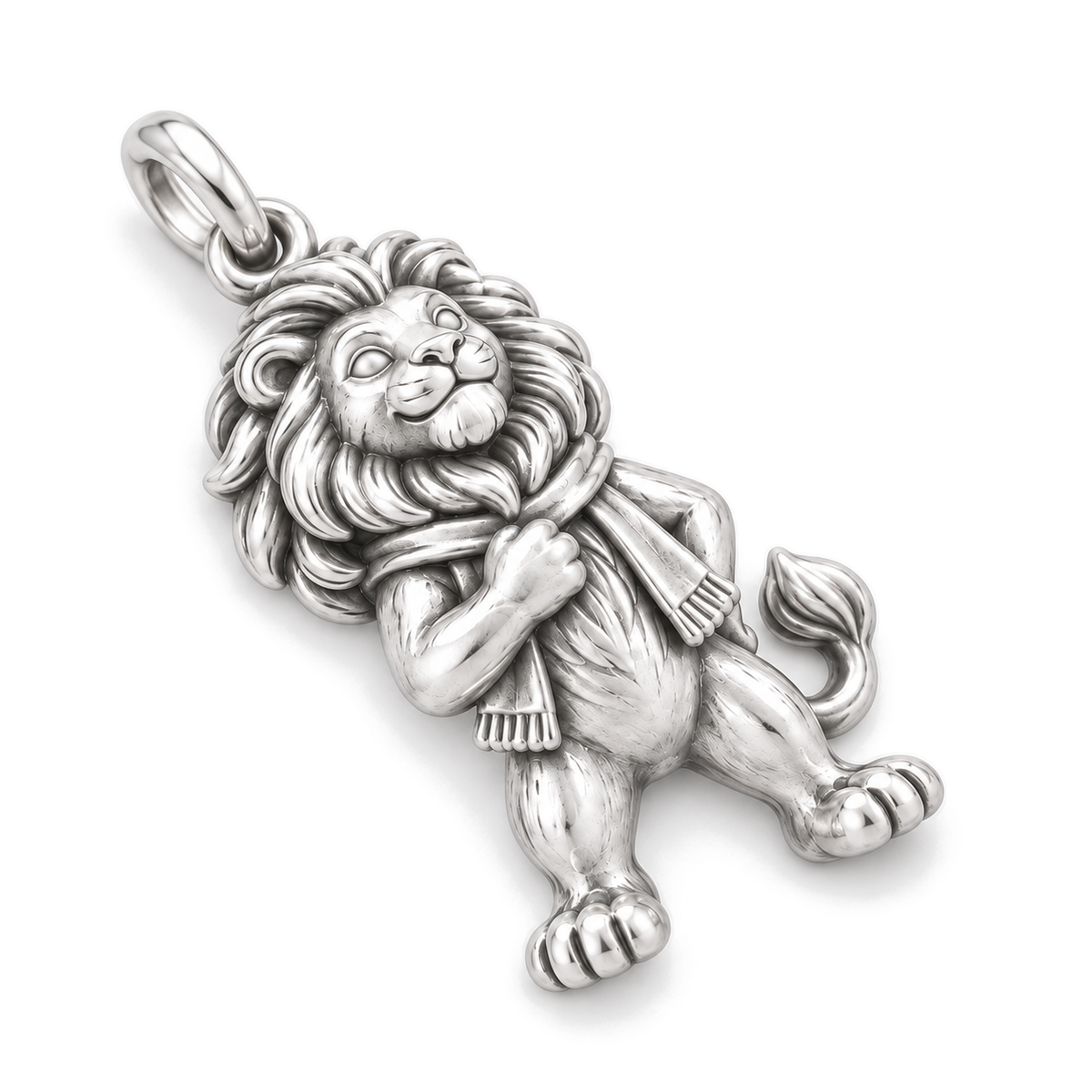 Team Spirit Lion Charm — Silver Super Macro | charm-topics-remaining-444-2026-09-14 | topic-045