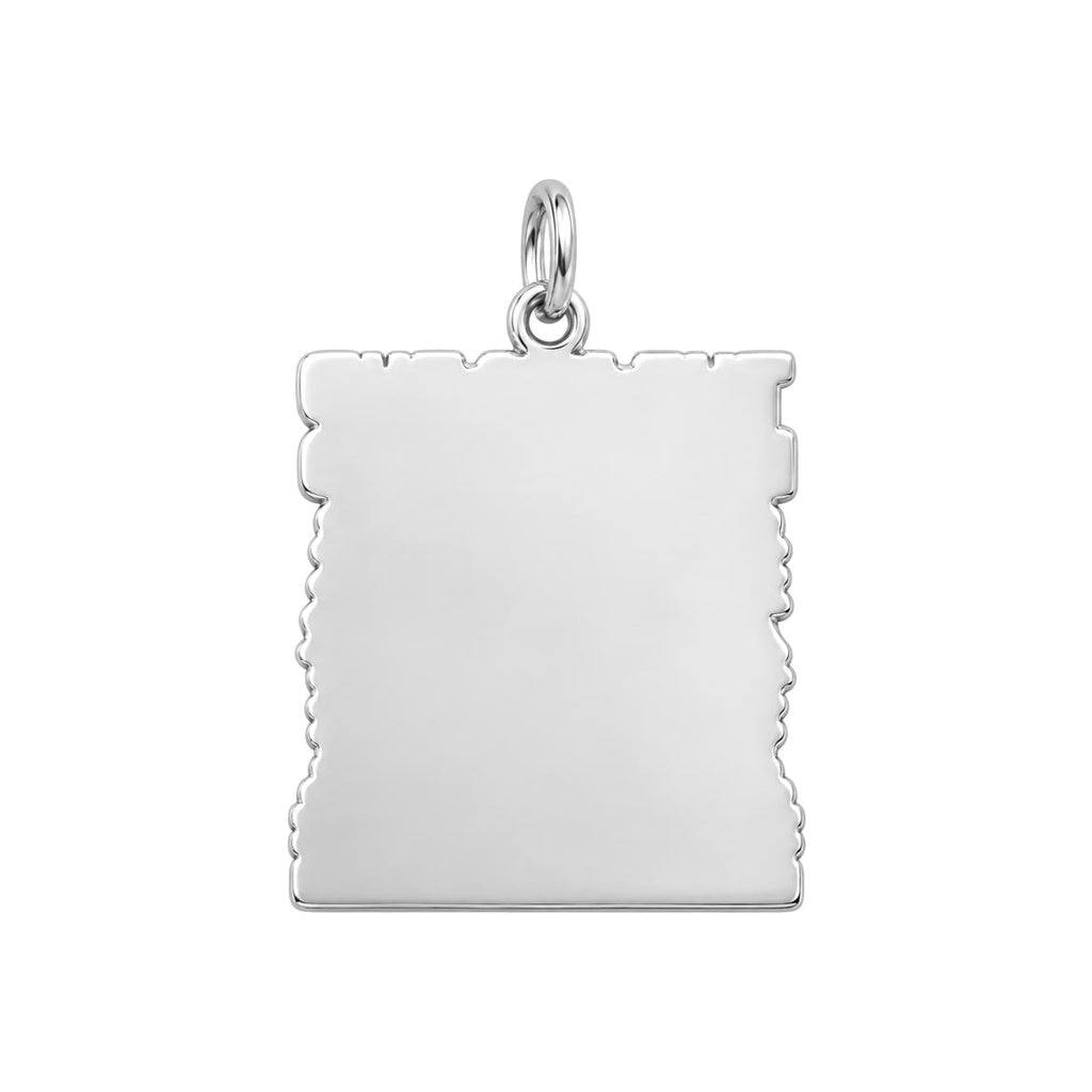 The Retired Legend Charm Bracelet – Personalized Retiree Gift – back of the charm, engraving area