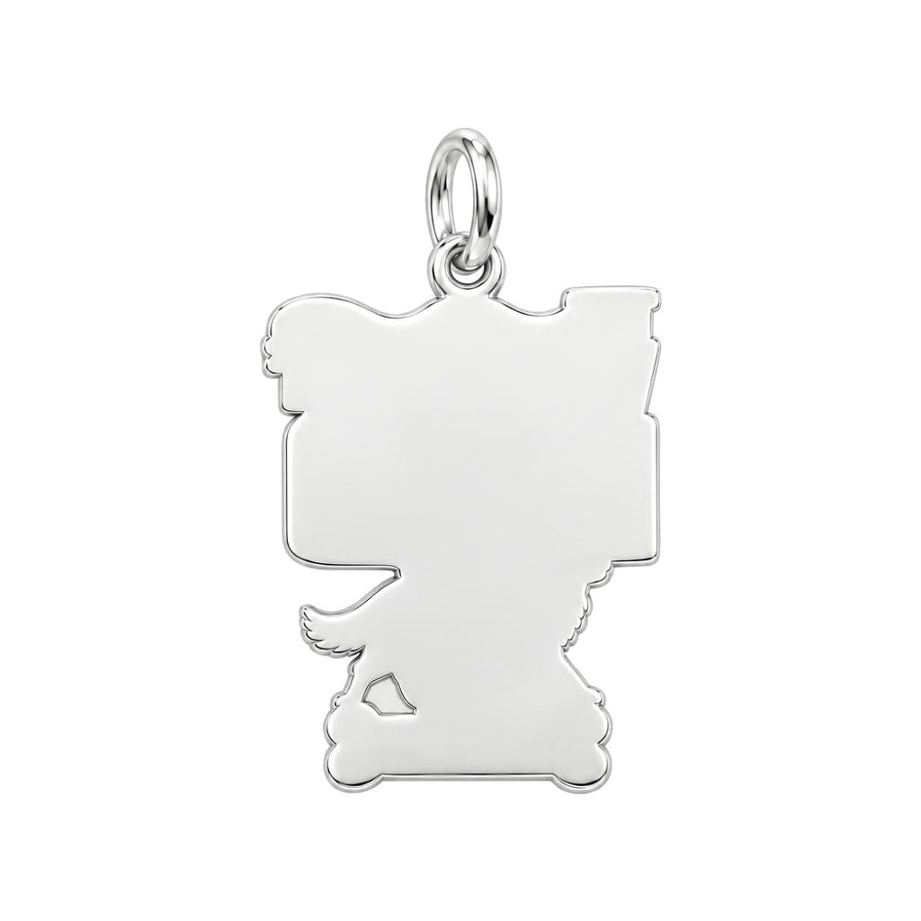 The Walking Dad Charm Bracelet – Personalized Dad Gift – back of the charm, engraving area