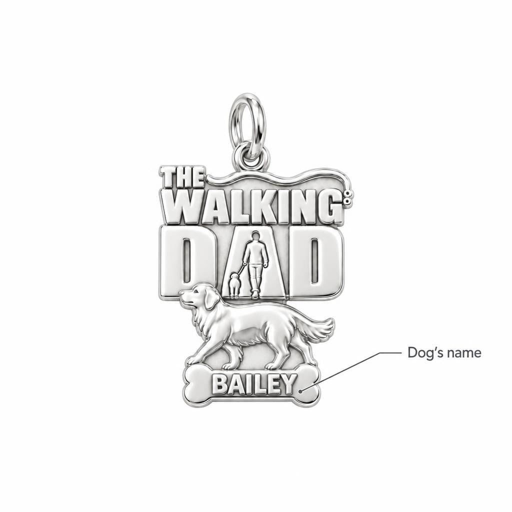 The Walking Dad Charm Bracelet – Personalized Dad Gift – personalization guide