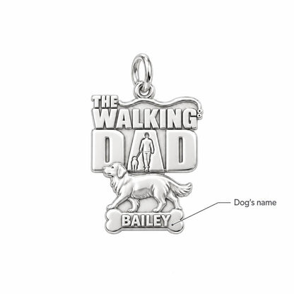 The Walking Dad Charm Bracelet – Personalized Dad Gift – personalization guide