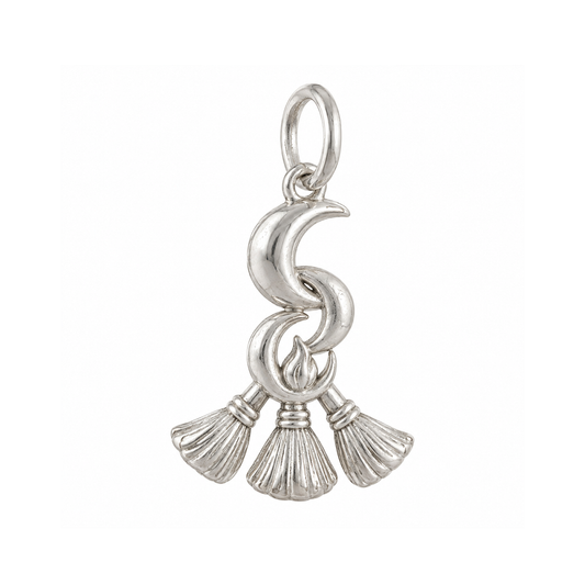 Three Crescent Moons Charm — Silver — 50-works-silver-20260916-51