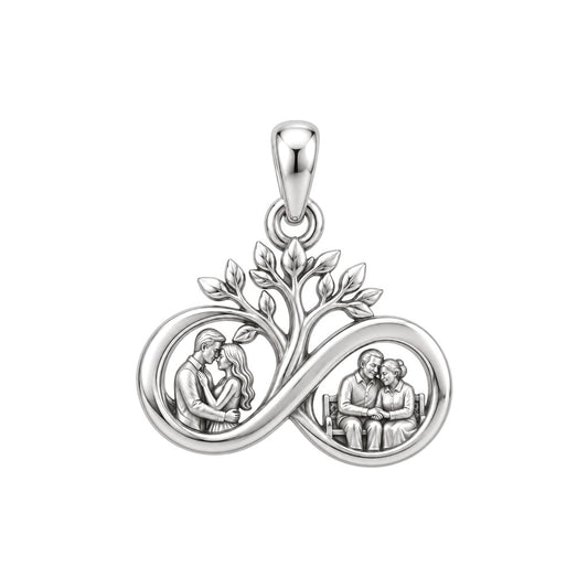 Through the Years Infinity Charm and Polyester Cord Bracelet Set
