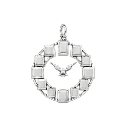 Timeless Reader Charm Bracelet – Personalized Book Lover Gift – back of the charm, engraving area