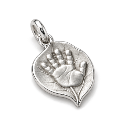 Tiny Handprint Charm — Silver Super Macro | charm-topics-remaining-444-2026-09-14 | topic-066
