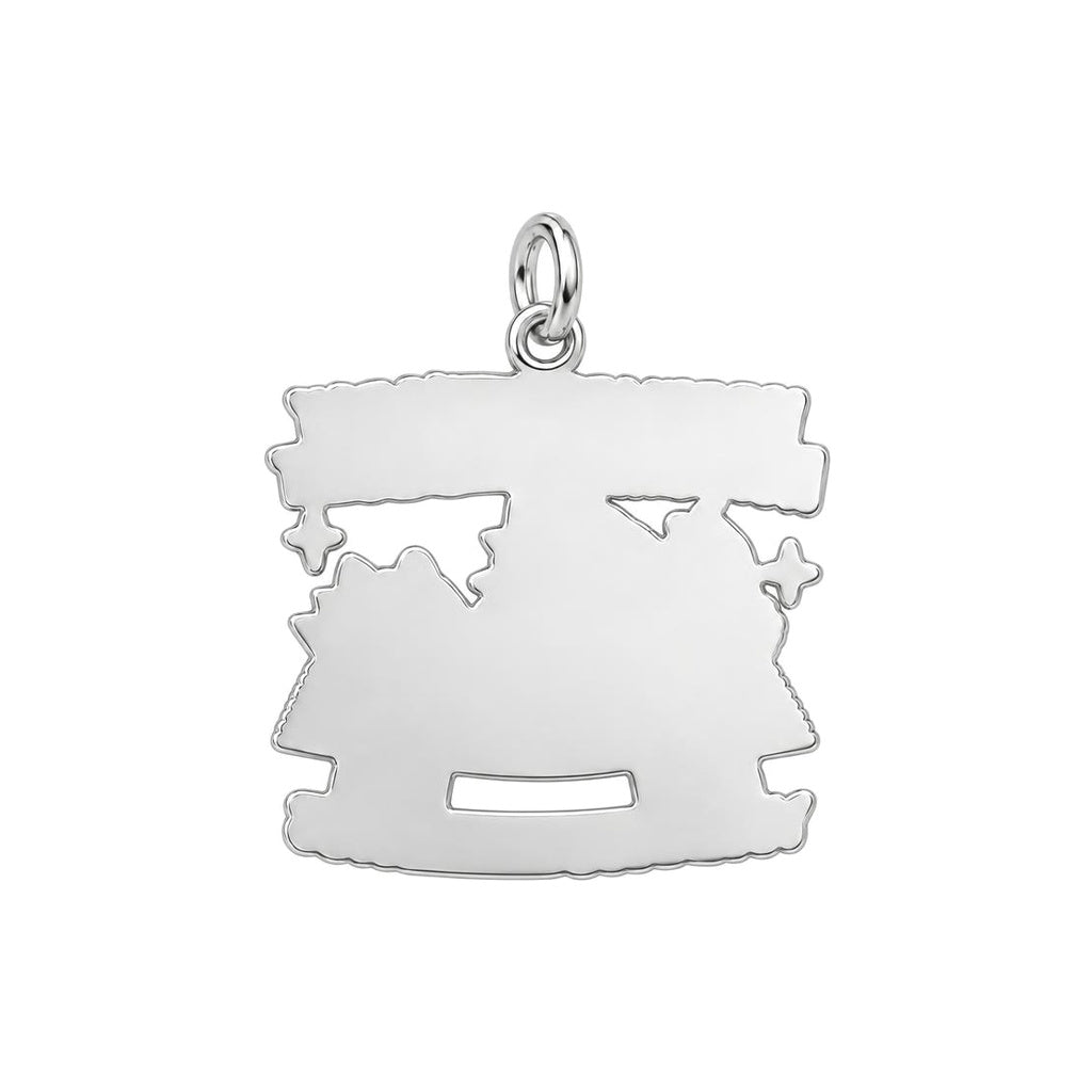 Tiny Overlords Charm Bracelet – Personalized Cat Mom Gift – back of the charm, engraving area