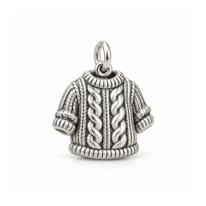 Tiny Sweater Charm — Silver | charm-topics-remaining-444-2026-09-14 | topic-091