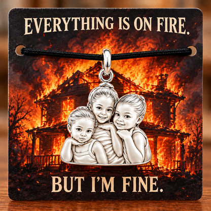To My Friend: Everything Is On Fire Charm Bracelet