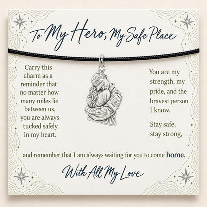 To My Hero: Brave Heart Homecoming Charm Bracelet