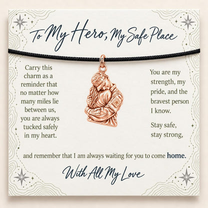 To My Hero: Brave Heart Homecoming Charm Bracelet