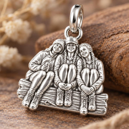 To My Soulmate, My Best Friend: One Soul Charm Bracelet – macro detail of the charm