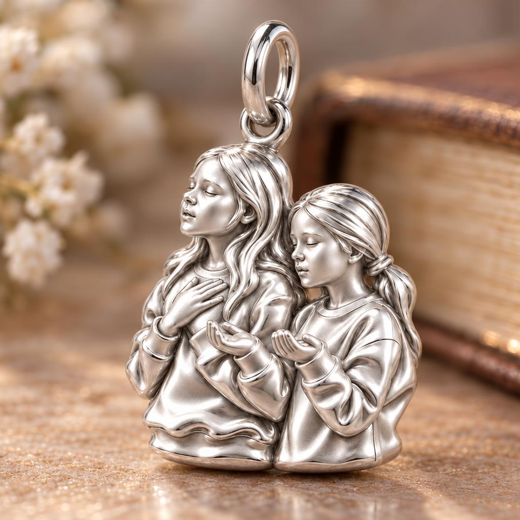 Together in Faith Charm Bracelet – Personalized Prayer Partners Gift
