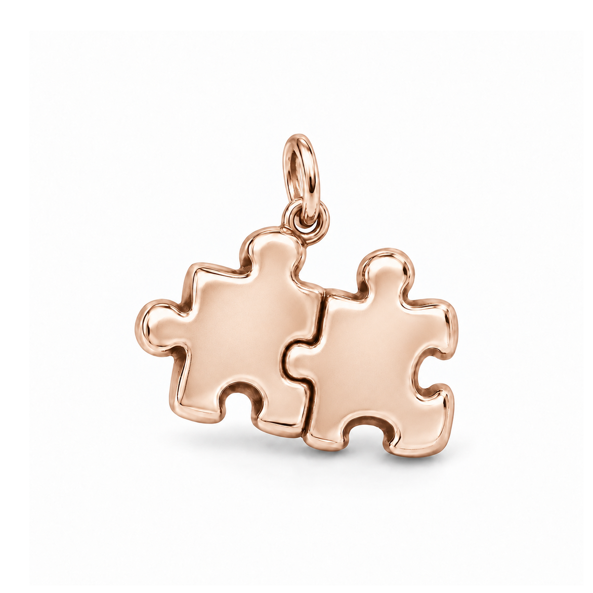Together We Fit Puzzle Charm — Rose Gold | charm-topics-remaining-444-2026-09-14 | topic-408