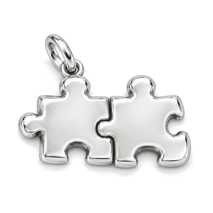 Together We Fit Puzzle Charm — Silver Super Macro | charm-topics-remaining-444-2026-09-14 | topic-408