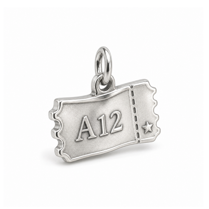 Travel Ticket Charm — Silver | charm-topics-remaining-444-2026-09-14 | topic-025