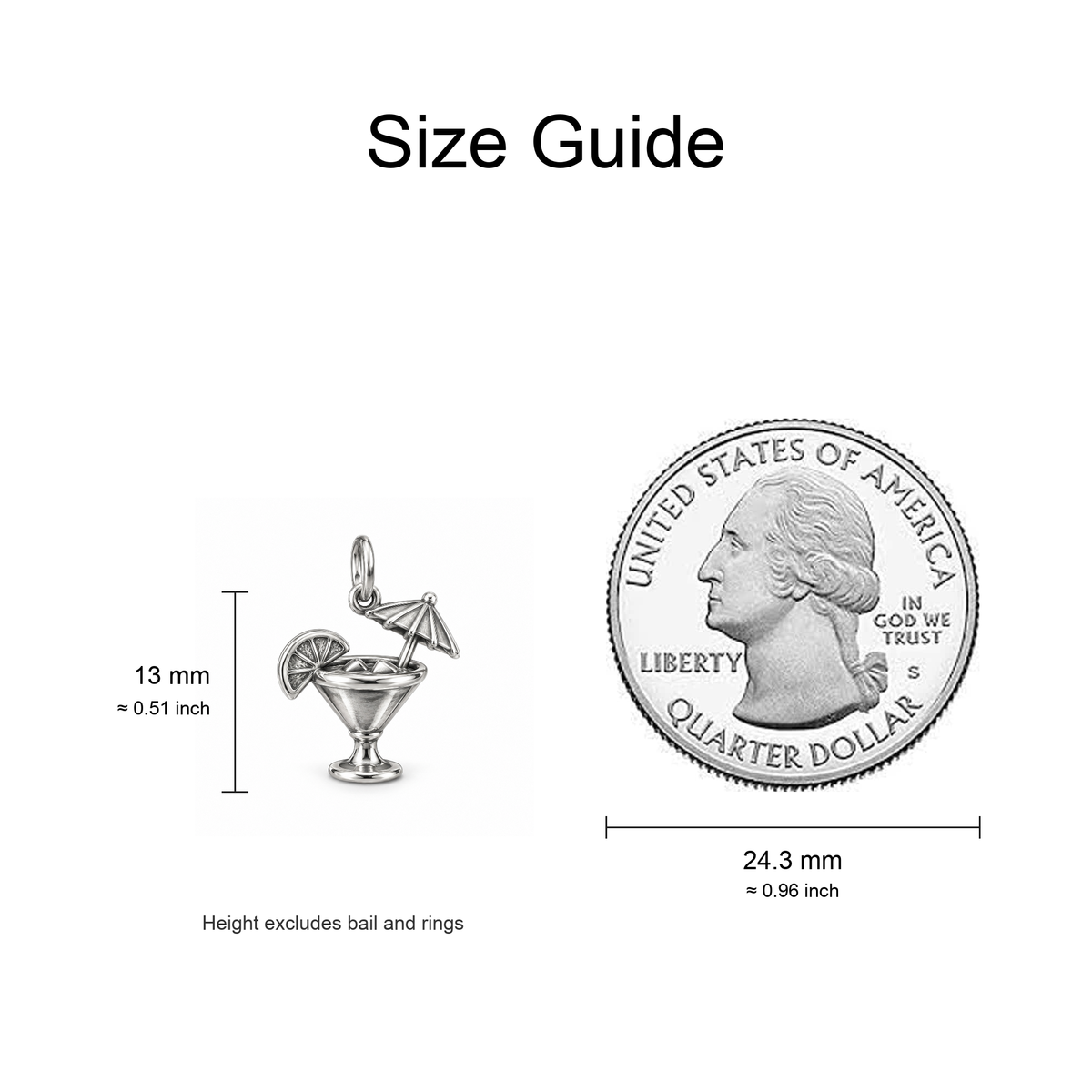 Tropical Cocktail Charm — Size Guide | charm-topics-remaining-444-2026-09-14 | topic-113