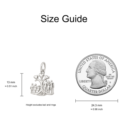 Two Generations Around a Tree Charm — Size Guide — 13 mm body excluding bail and rings — 50-works-silver-20260916-195
