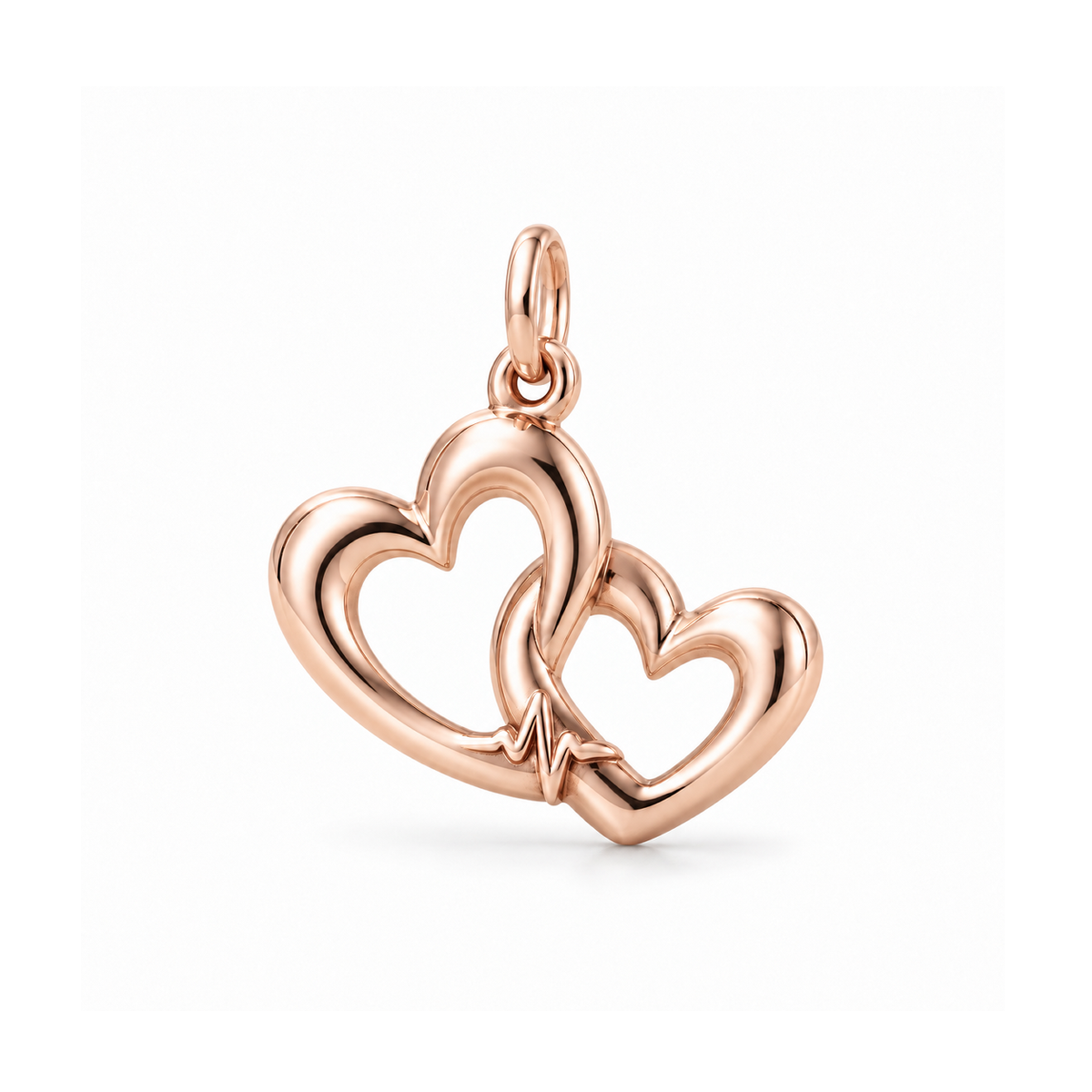Two Hearts, One Beat Charm — Rose Gold | charm-topics-remaining-444-2026-09-14 | topic-388