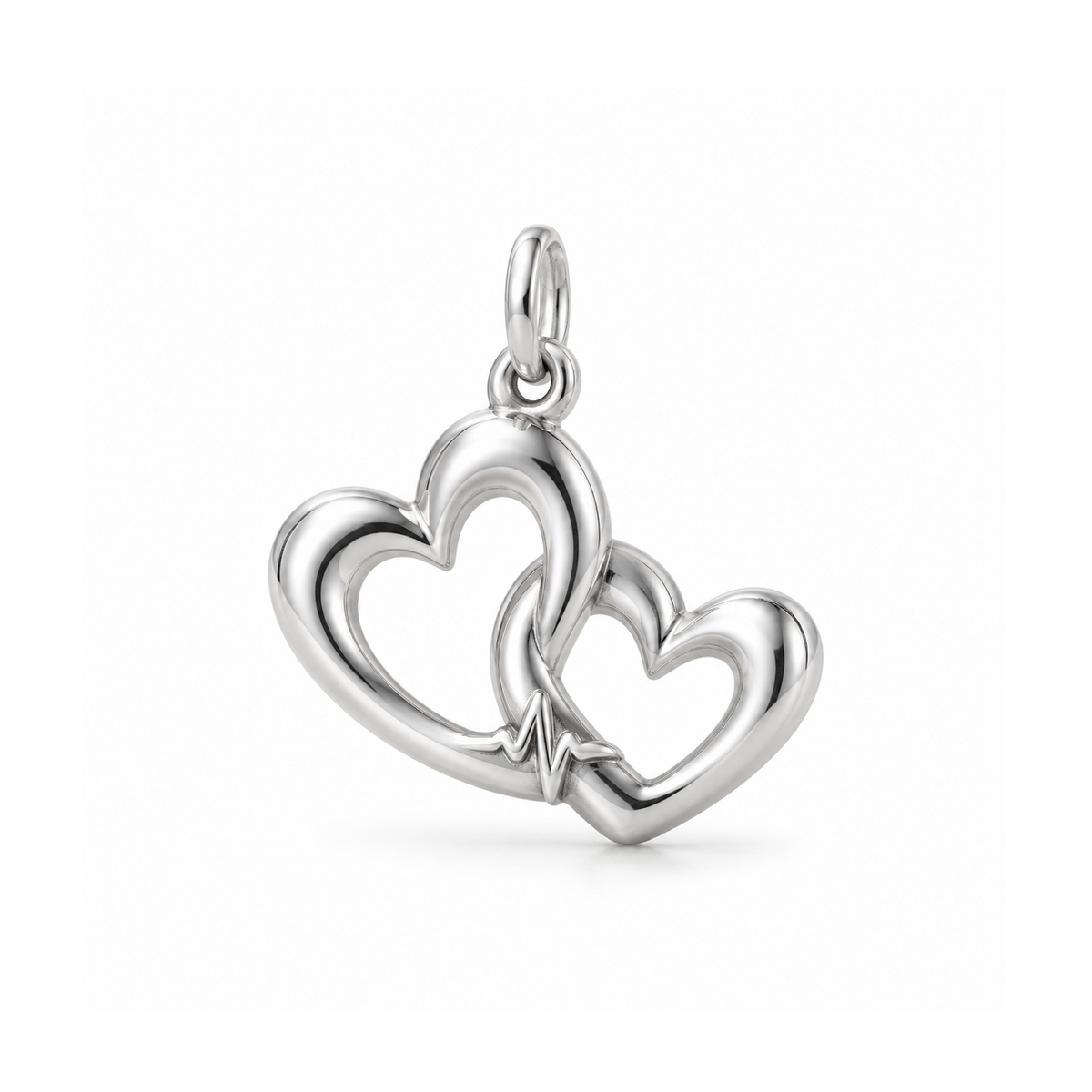 Two Hearts, One Beat Charm — Silver | charm-topics-remaining-444-2026-09-14 | topic-388