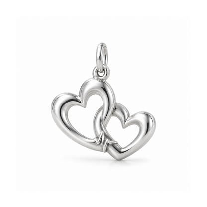 Two Hearts, One Beat Charm — Silver | charm-topics-remaining-444-2026-09-14 | topic-388