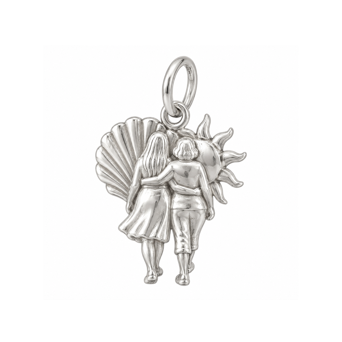 Two Older Women Charm — Silver — 50-works-silver-20260916-203
