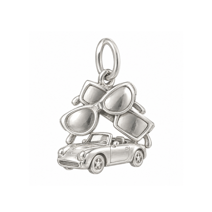 Two Pairs of Sunglasses Charm — Silver — 50-works-silver-20260916-137