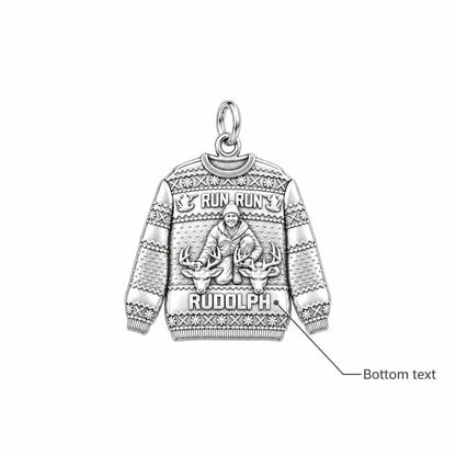 Ugly Hunting Sweater Charm Bracelet – Personalized Hunter Gift – personalization guide