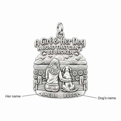 Unbroken Bond Pier Charm Bracelet – Personalized Dog Mom Gift – personalization guide